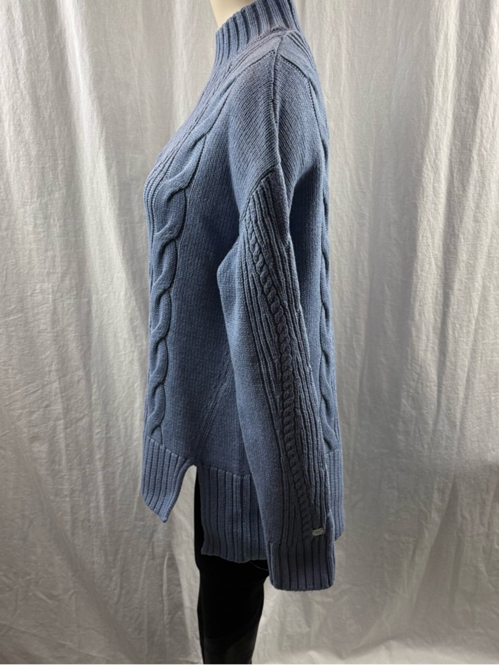 Soia & Kyo Dusty Blue Chelsea Sweater S - Picture 6 of 13